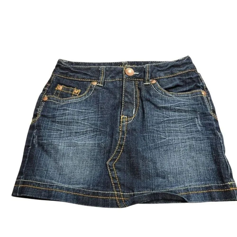 Justice denim skort 8R